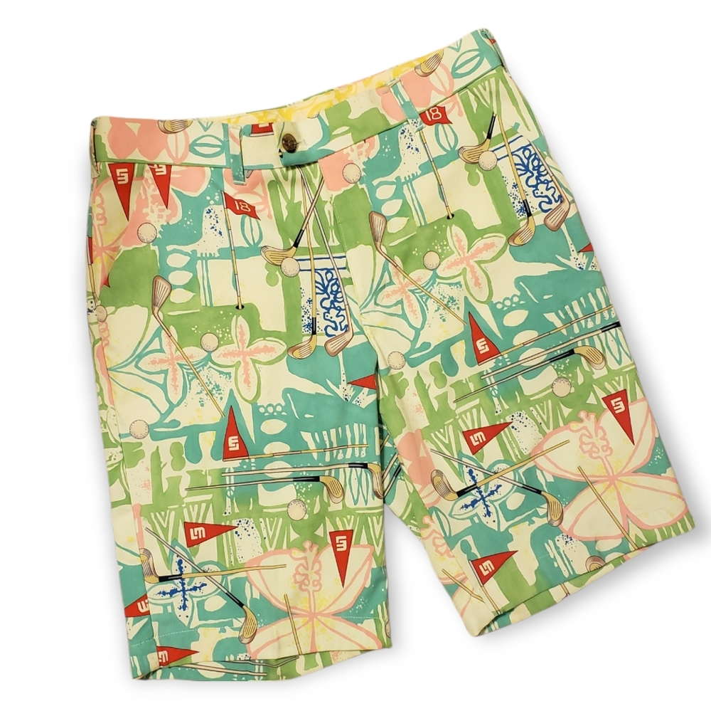 Loudmouth shorts golf size 32 golf stick Buffing Spoon